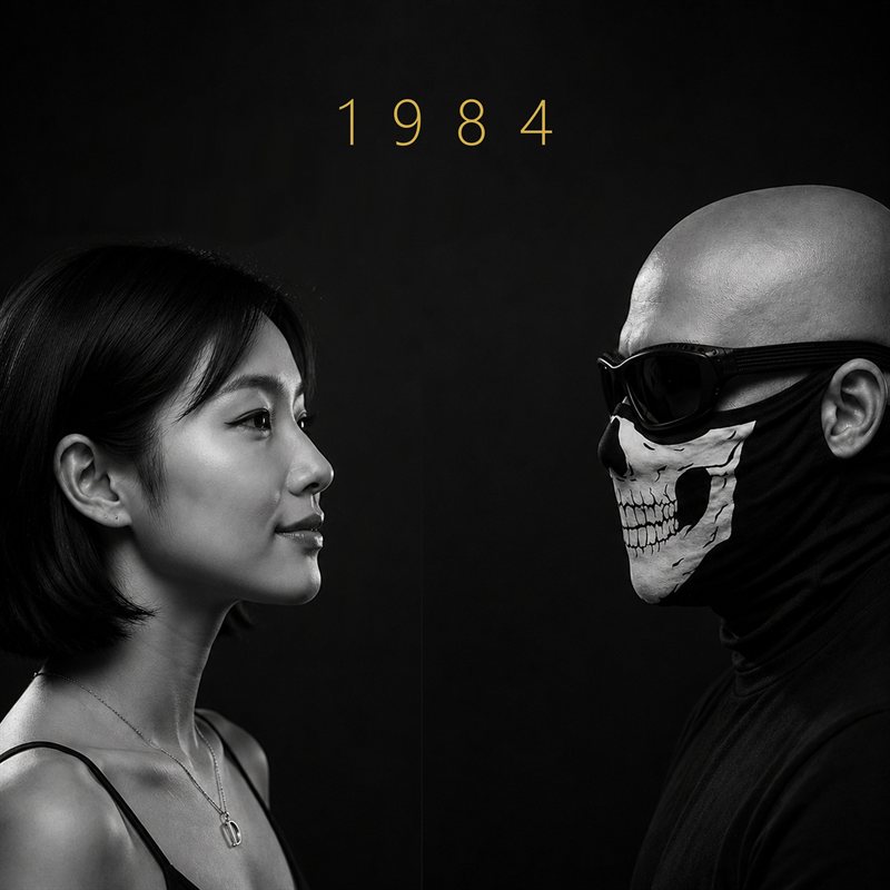 Portada del álbum 1984 — d4nnyb0y5 × Mhelantina